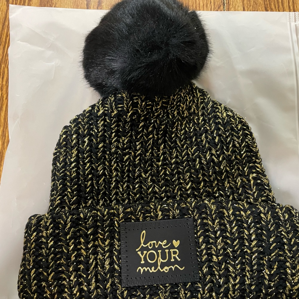 Love Your Melon Pom beanie.